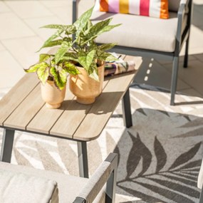 Garden Impressions Milou loungeset 4-delig - donker grijs