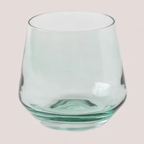 Set van 4 Glazen drinkglazen 38 cl Laisa Groen – kool - Sklum