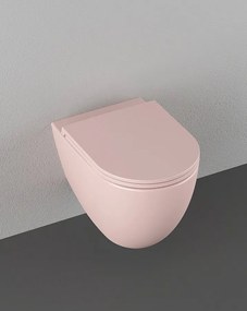 Sapho Infinity toiletpot randloos met softclose zitting roze mat