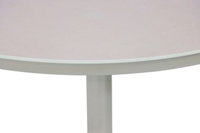 Dining Tuintafel rond 120 cm rond Aluminium Taupe Vienna