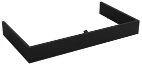 Muebles plint voor badkamermeubel 60cm zwart mat