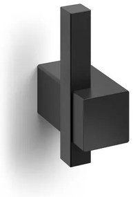 Zack Carvo Handdoekhaak - 7x5cm - enkel - zwart 40503