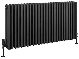 Eastbrook Rivassa 4 koloms radiator 120x60cm staal 2510W antraciet