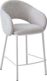 Moderne Barstoel Beige Met Armleuningen