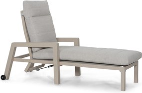 Lifestyle Garden Furniture Evora Ligbed Verstelbaar Aluminium Zand/Beige