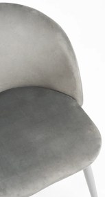 Set 4 fluwelen Vint Stoelen