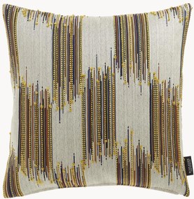 Handgemaakte kussenhoes Ikat Terra