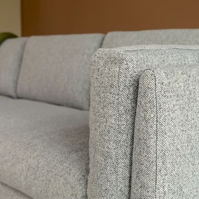 Boucle Stof Bank Grijs