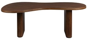 Dutchbone Tilon Salontafel Organische Vorm Walnoot - 110 X 60cm.