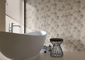 Jabo Borneo Sand wandtegel bloem 30x75cm gerectificeerd