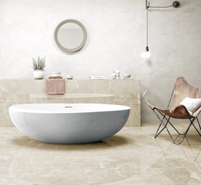 Gepolijste Vloertegel 60x60 Cm Marmerlook Casablanca Creme NAV4