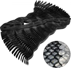 VEVOR Geo Grid grondrooster, 2,7 x 5,1 m, Geocell rooster, 5,1 cm dik, grindrooster van HDPE-materiaal, bodemstabilisatierooster, grindgrid voor opritten met hellingen, tuin