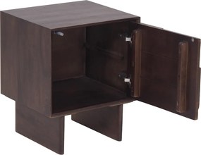 Nachtkastje Met Organisch Patroon - 45x40x52cm.