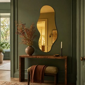 Spiegel met goudkleurig spiegelglas – Pure Collection R54