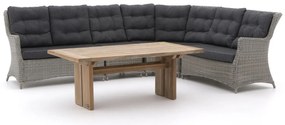 Dining loungeset Intenso  | 6 personen | Loungeset Grijs | Wicker (vlechtwerk) | 310x250cm | Kees Smit Tuinmeubelen
