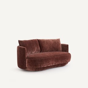 2-zitsbank in structuurfluweel, ROSEO