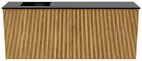 Mondiaz Joya 100cm toiletmeubel oak met wastafel faye links 1 kraangat urban