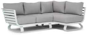 Hoek loungeset  Aluminium Wit 3 personen Santika Furniture Santika Sovita