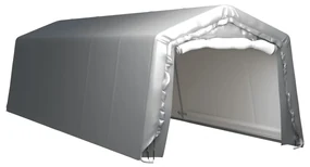 vidaXL Opslagtent 300x900 cm staal grijs