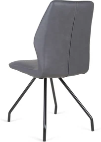 Eetkamerstoel - Apollo - leer Vintage zwart