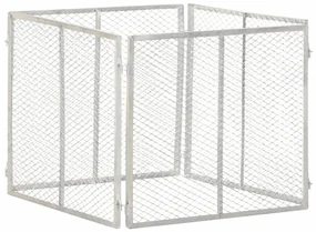 vidaXL Compostbak 85x85x70 cm gegalvaniseerd staal