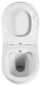 Sanigoods Pieter randloos toiletpot met bidetsproeier wit glans