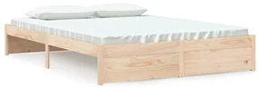 vidaXL Bedframe massief hout 160x200 cm