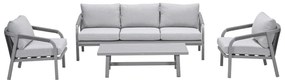 Garden Impressions Tarera loungeset 4-delig - taupe
