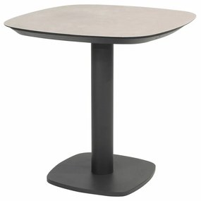 Taste by 4 Seasons Manolo bistro tuintafel 75x75 cm keramiek - antraciet