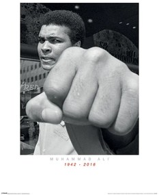 Kunstdruk Muhammad Ali Commemorative - Punch, (60 x 80 cm)
