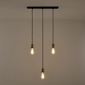 Tros hanglamp in metaal en stof, Palatina