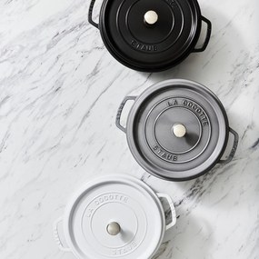 Staub La Cocotte Cocotte 24 cm / 3,7 l, Rond, Grafietgrijs - La Cocotte - Staub