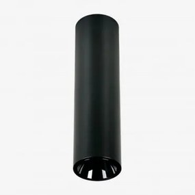 Led Plafondlamp Opbouw Rond Ø4 Cm In Aluminium Luisiana Warm Wit 2700k & Zwart & 3 W & 19º - Sklum