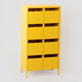 Ladekast 50x30 Cm Van Staal Abël Geel – Fresia - Sklum