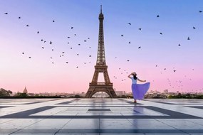 Foto Good Morning Eiffel, Kenneth Zeng, (40 x 26.7 cm)
