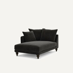 Chenille fluwelen longchair, Lazare