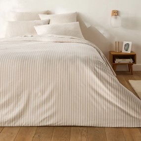 Dekbedovertrek in katoen, Soizic beige