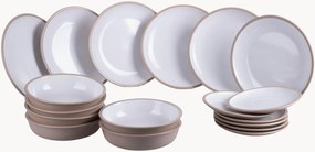 Porseleinen servies Bistrot, 6 personen, 18-delig