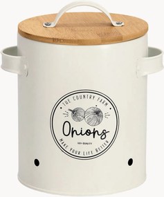 Voedselopslagpot Onions met bamboe deksel