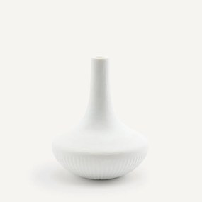 Vaas in ondoorzichtig glas met groeven, Mistrie