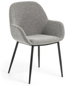 Kave Home Konna Armstoel Grijs