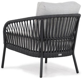 Stoel en Bank Loungeset 4 personen Aluminium/rope Grijs  Coco Puerto/Montana