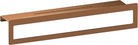 Brauer Copper Edition handdoekrek met planchet koper geborsteld PVD