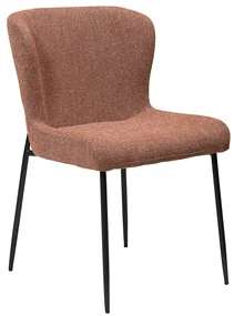 Dan-Form Glam Luxe Eetkamerstoel Boucle Rood