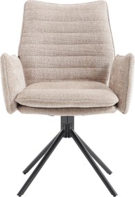 Benoa Tim Cremona 14 - Taupe - Eetkamerstoel