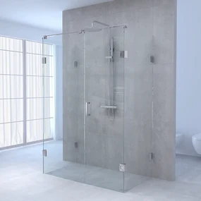 Brauer JC profielloze douchecabine XL 160x90cm chroom