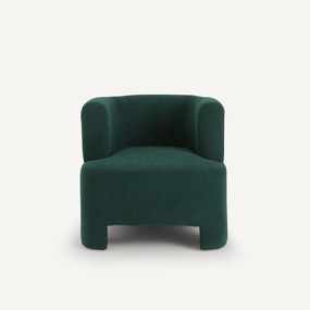 Fauteuil klein model, bouclette stof, Darrel