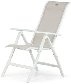 Hartman Alice Comfort Standenstoel Aluminium/textileen Wit