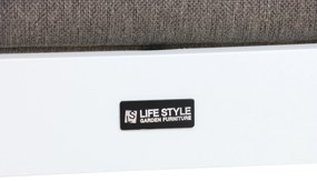 Tuinstoel Aluminium Wit Lifestyle Garden Furniture Luca
