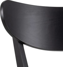 ROXY Zwart – HOUTEN BARSTOEL VOOR KEUKEN, WOONKAMER EN RESTAURANT IN RETROSTIJL